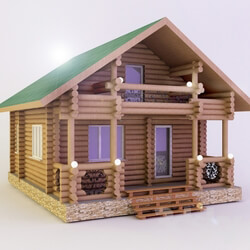 Building - Wooden summer house 