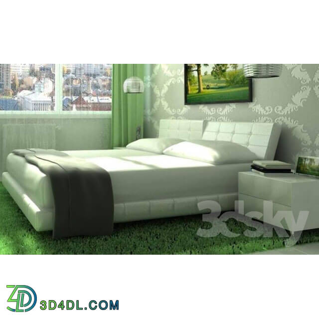 Bed - bed tonin casa 7861L P1