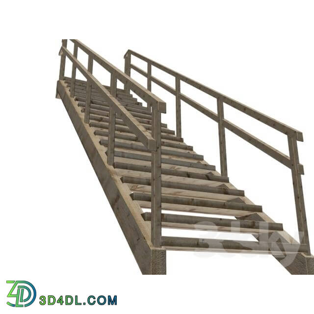 Staircase - Wooden stairs