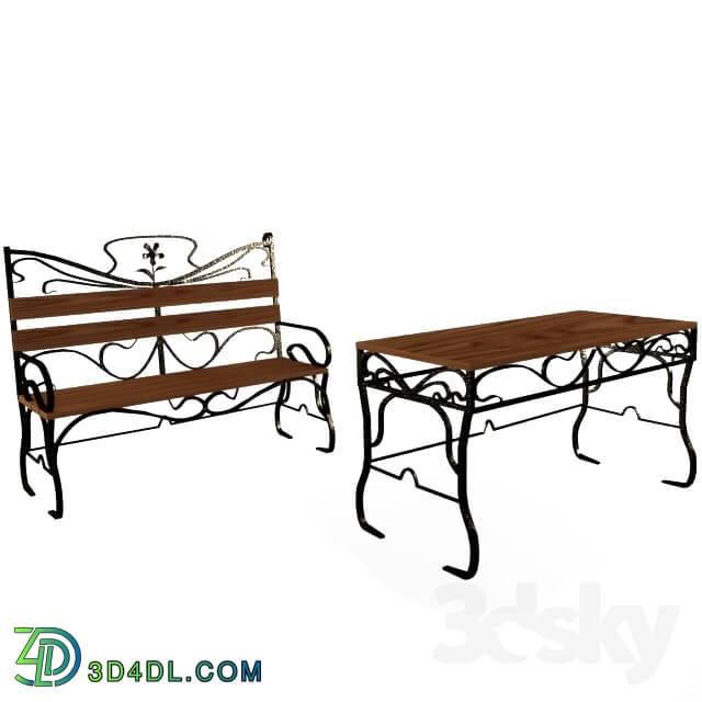 Other architectural elements - bench