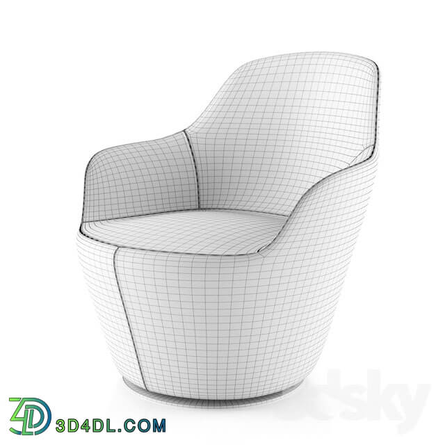 Arm chair - Harbor armchair B _ B Italia