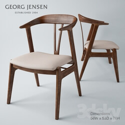 Chair - Georg Jensen Mid Century Danish modern chair 