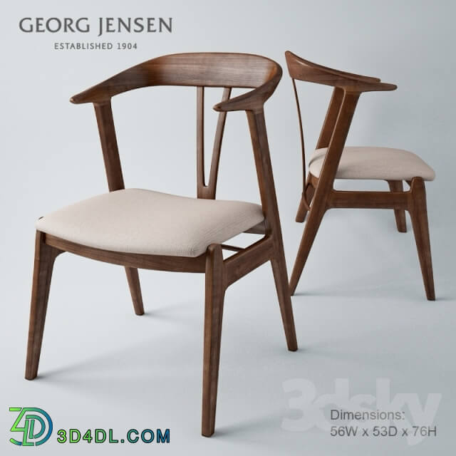 Chair - Georg Jensen Mid Century Danish modern chair
