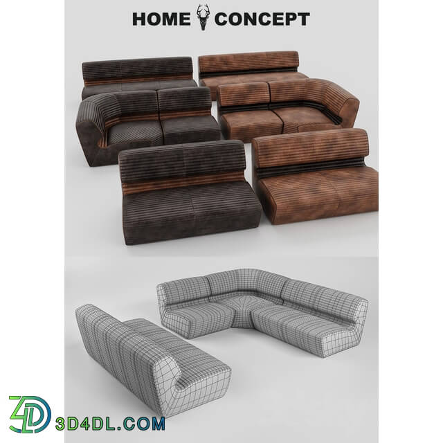 Sofa - _On re-casting_ OM Corner modular sofa Canyon. Canyon Sectional Corner Group