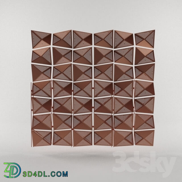 3D panel - Seamless Geometrical Aluminum Cladding