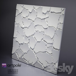 3D panel - Plaster 3d panel Sahara from Artpole 