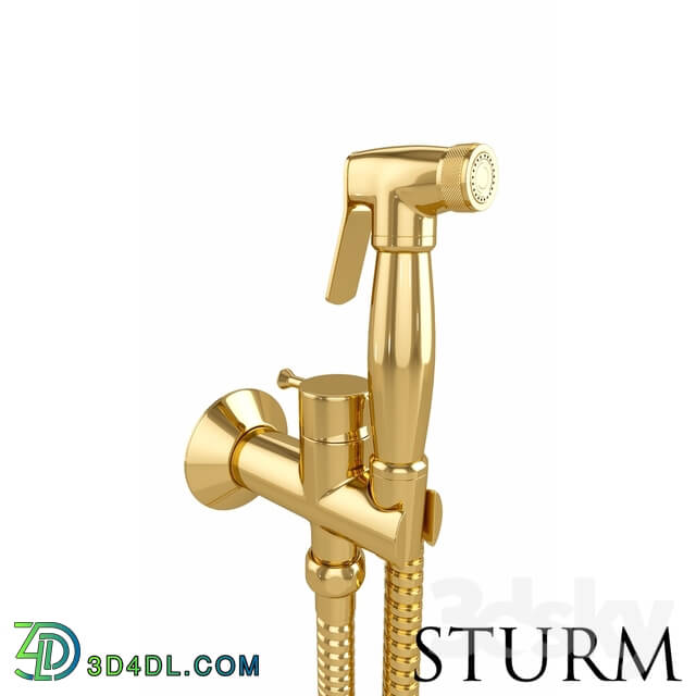 Faucet - Hygienic shower STURM Style_ color gold