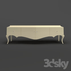 Sideboard _ Chest of drawer - OM TV Stand for TV Fratelli Barri ROMA in the finish sparkling pearl varnish_ FB.TV.RM.6 