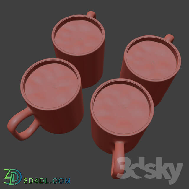 Food and drinks - Coffee cup collection- set 02