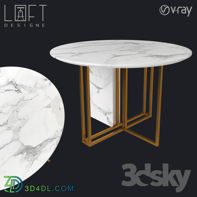 Table - Table LoftDesigne 60053 model