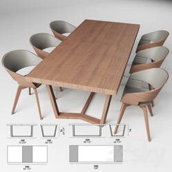 Table _ Chair - Table _ Chair _Alf -CARTESIO 2.0 _ COSTANZA_ 