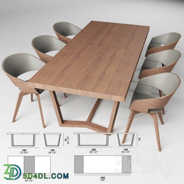 Table _ Chair - Table _ Chair _Alf -CARTESIO 2.0 _ COSTANZA_