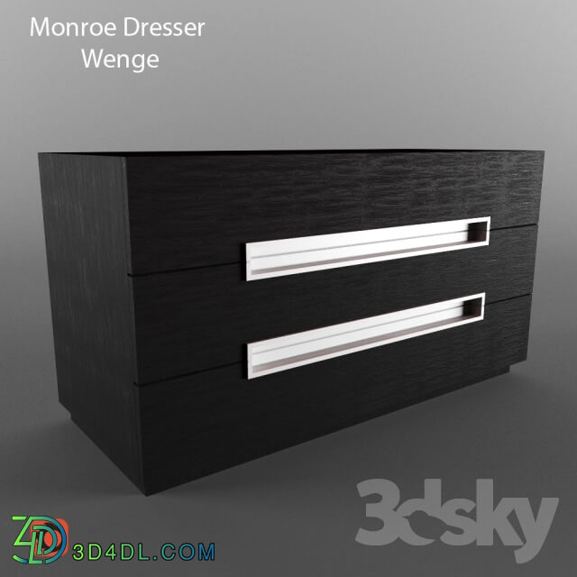 Sideboard _ Chest of drawer - Monroe Dresser wenge