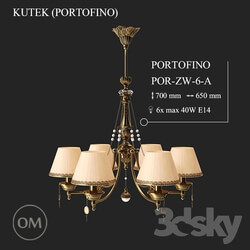 Ceiling light - KUTEK _PORTOFINO_ POR-ZW-6-A 