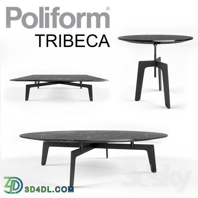 Table - Poliform Tribeca Table Set x 3