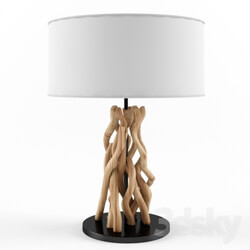 Table lamp - driftwood table lamp 