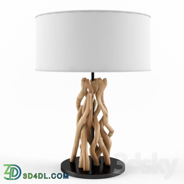 Table lamp - driftwood table lamp