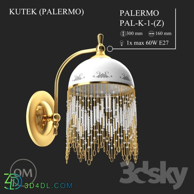 Wall light - KUTEK _PALERMO_ PAL-K-1- _Z_