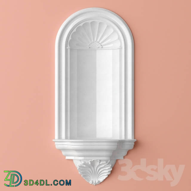 Decorative plaster - Classical niche.