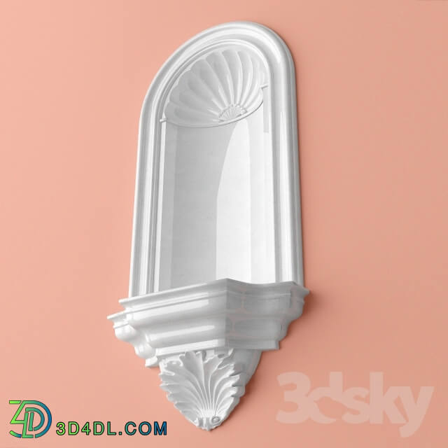 Decorative plaster - Classical niche.