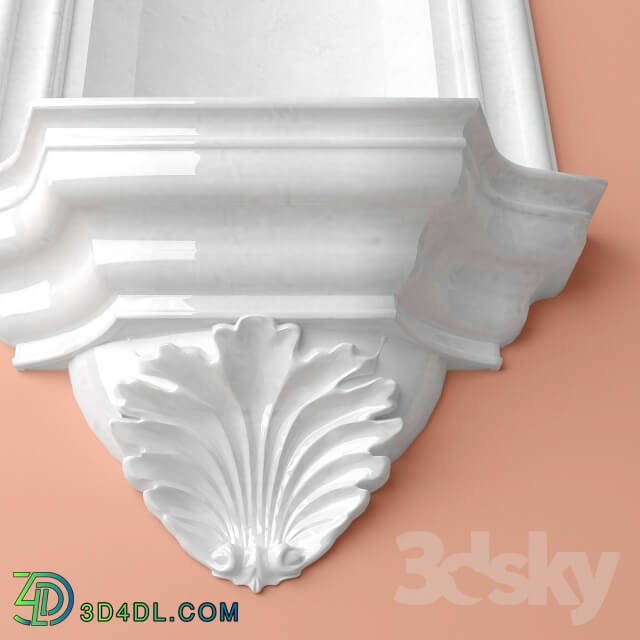 Decorative plaster - Classical niche.