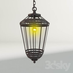 Ceiling light - Nadya Moroccan Pressed Glass 