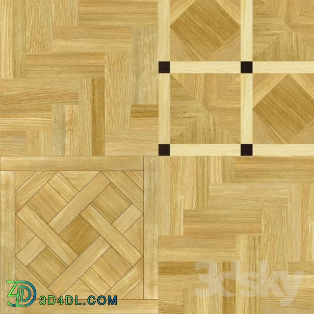 Floor coverings - Oak parquet