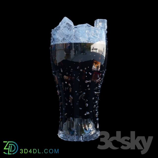 Food and drinks - A_glass_of_Cola