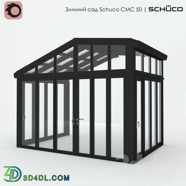 Other architectural elements - The winter garden Schuco CMC 50 with asymmetrical roof
