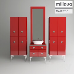 Bathroom furniture - Milldue majestic _ red 