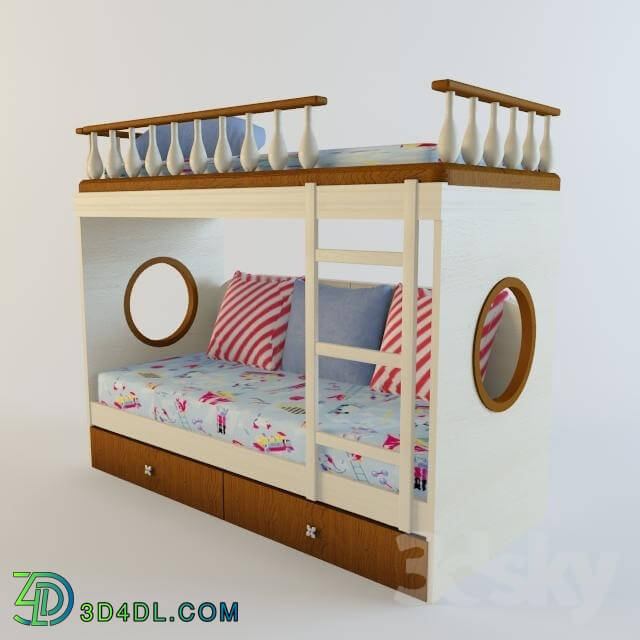 Bed - Crib in the marine style