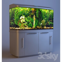 Other decorative objects - Aquarium with cabinet 