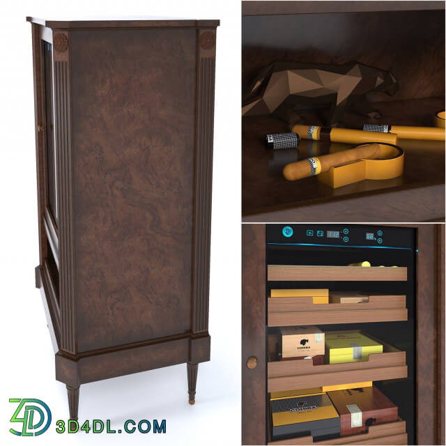 Wardrobe _ Display cabinets - Cigar cabinet