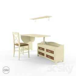 Table _ Chair - Children desk Camilla White 12 