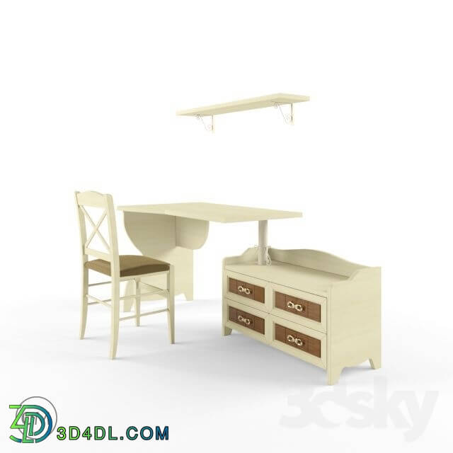 Table _ Chair - Children desk Camilla White 12