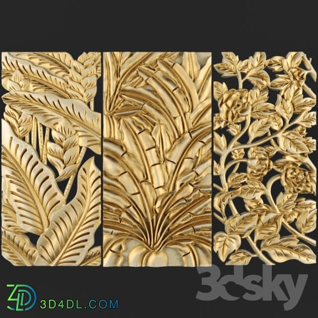 Decorative plaster - Bas-relief