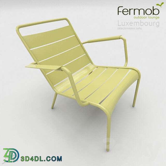 Chair - FERMOB FAUTEUIL BAS LUXEMBOURG