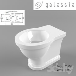 Toilet and Bidet - Bidet Galassia Ethos 8438M 