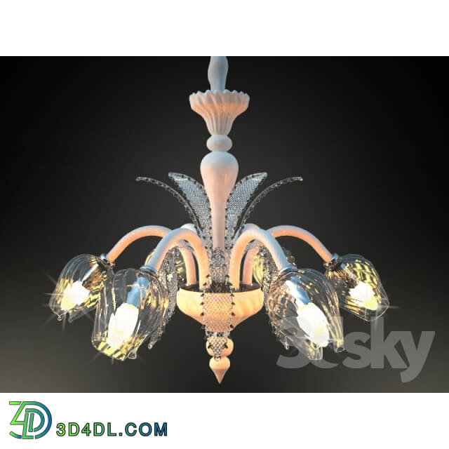 Ceiling light - Chandelier PRIMA ARTE Lamp A9130LM-6WH