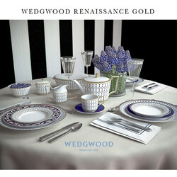 Tableware - Wedgwood Renaissance Gold - Serving 
