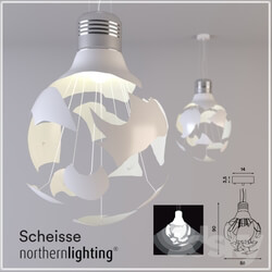 Ceiling light - Hanging lamp Scheisse 