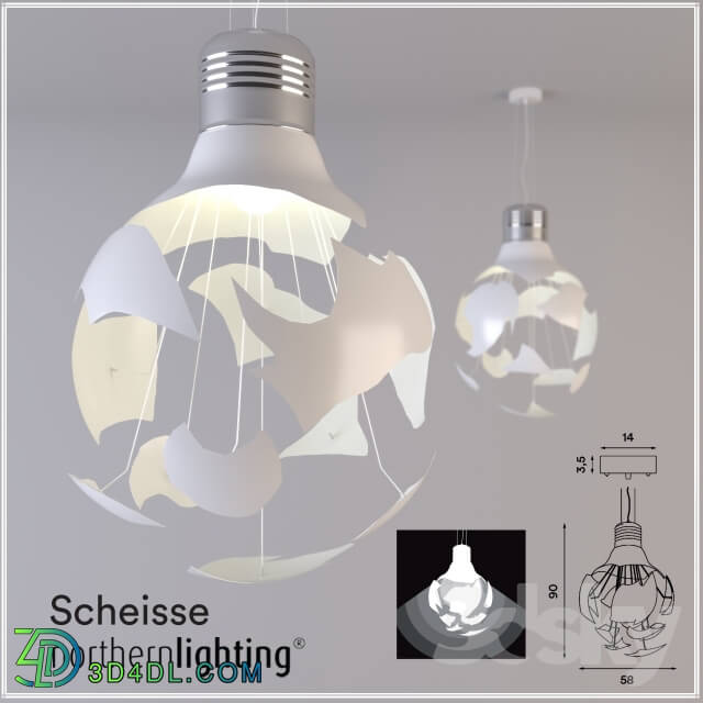 Ceiling light - Hanging lamp Scheisse