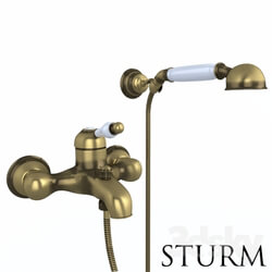 Faucet - Bath mixer _ shower STURM Emilia single lever_ color bronze 