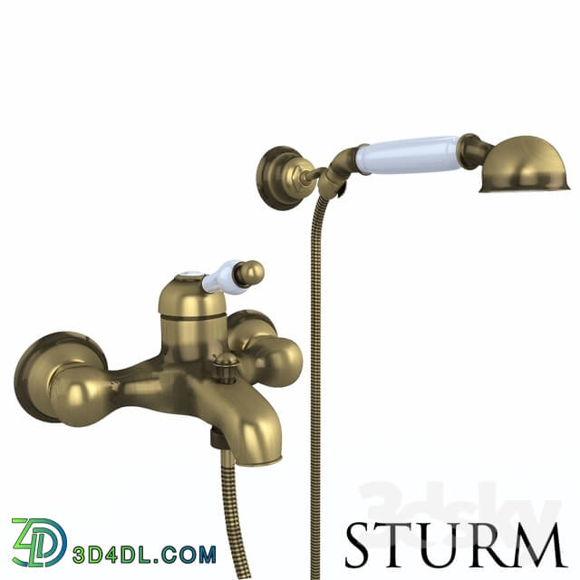 Faucet - Bath mixer _ shower STURM Emilia single lever_ color bronze