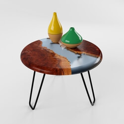 Table - Round Resin Table 