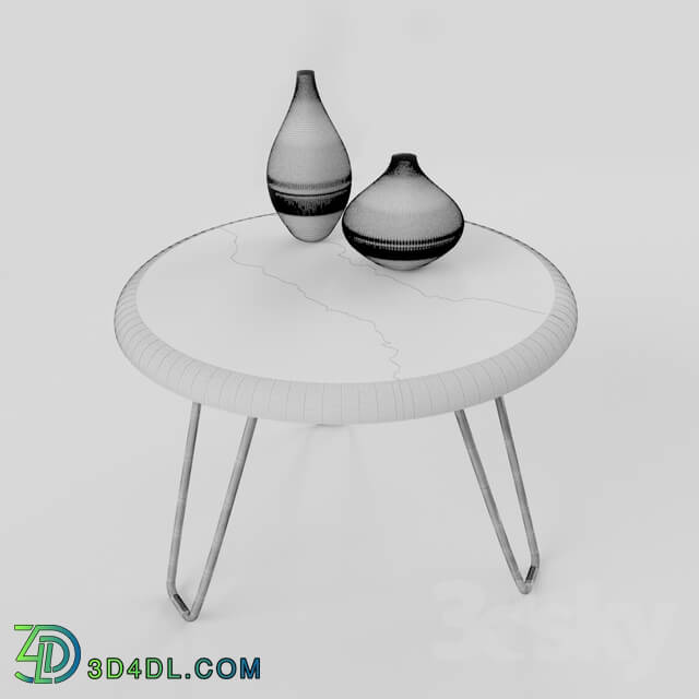 Table - Round Resin Table