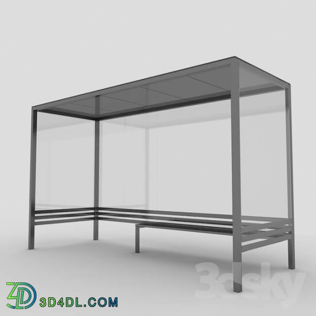 Other architectural elements - Bus shelter simple