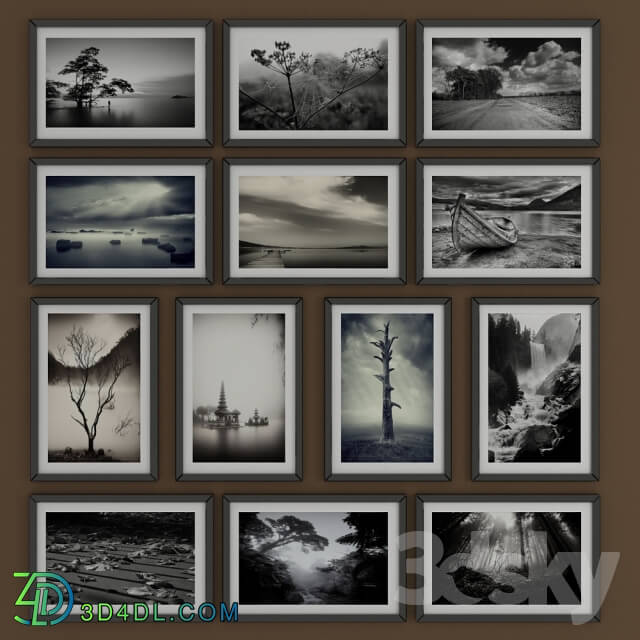 Frame - Black and white pictures of Nature