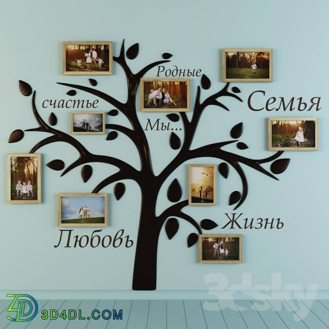 Frame - Photos and within a family tree