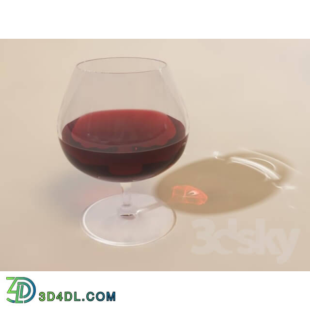 Tableware - a glass of wine